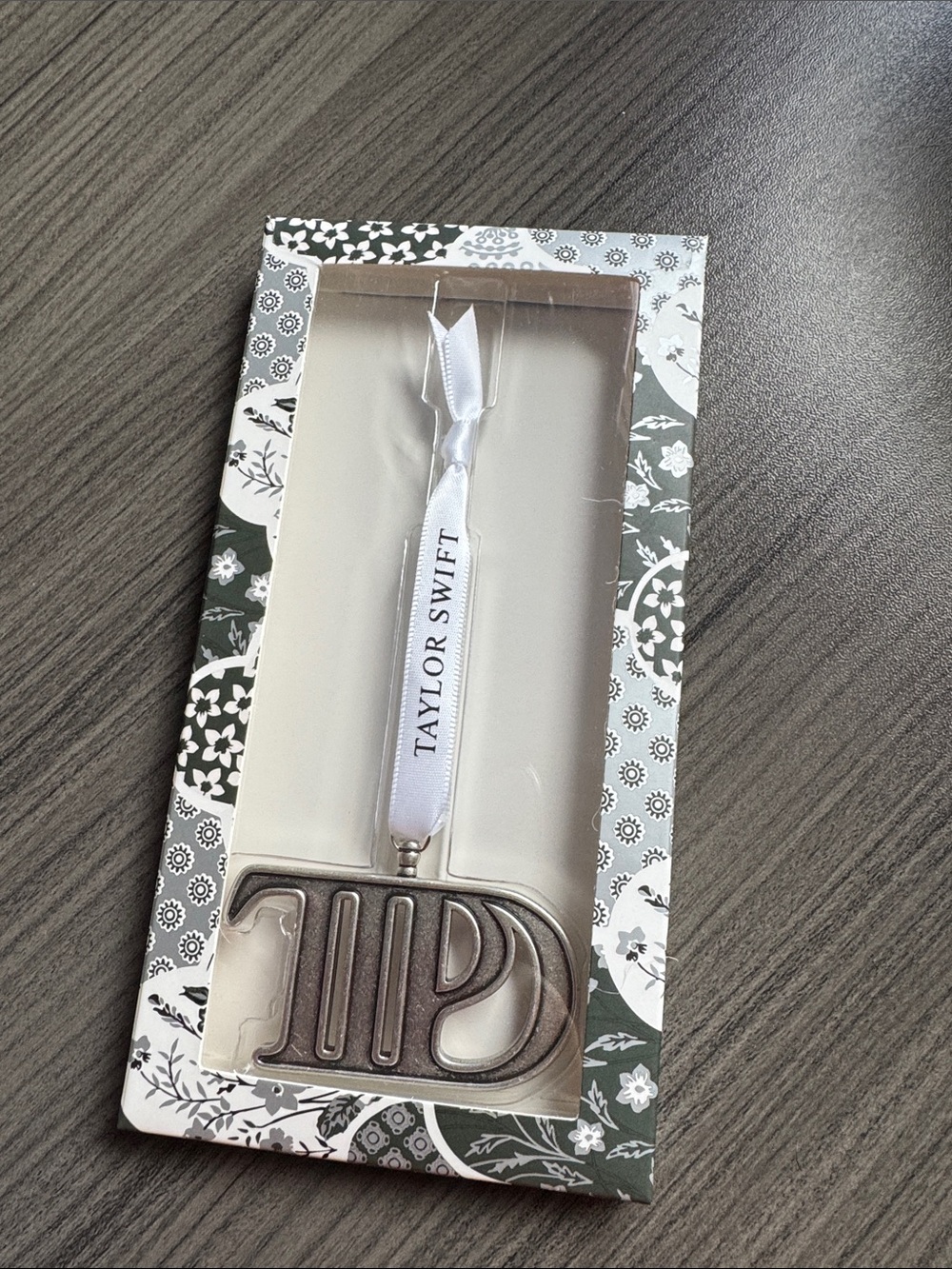 Taylor Swift TTPD Logo Ornament